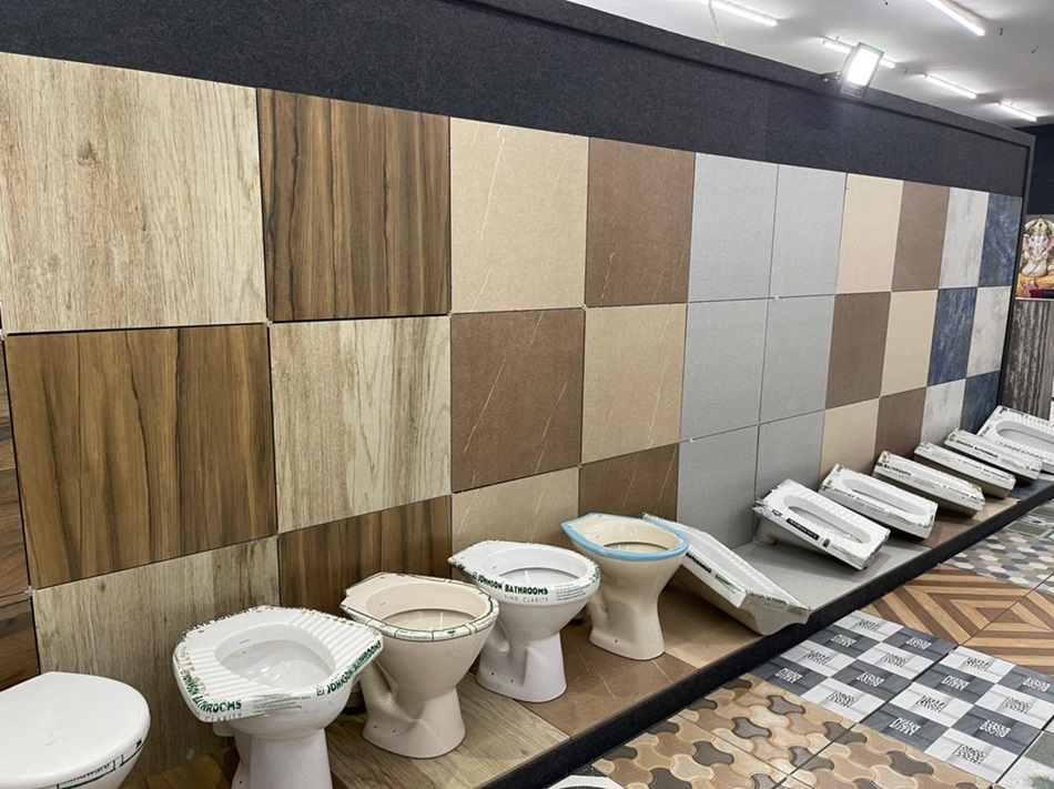 Show Room supplier of all types of ceramic tiles and sanitaryware in